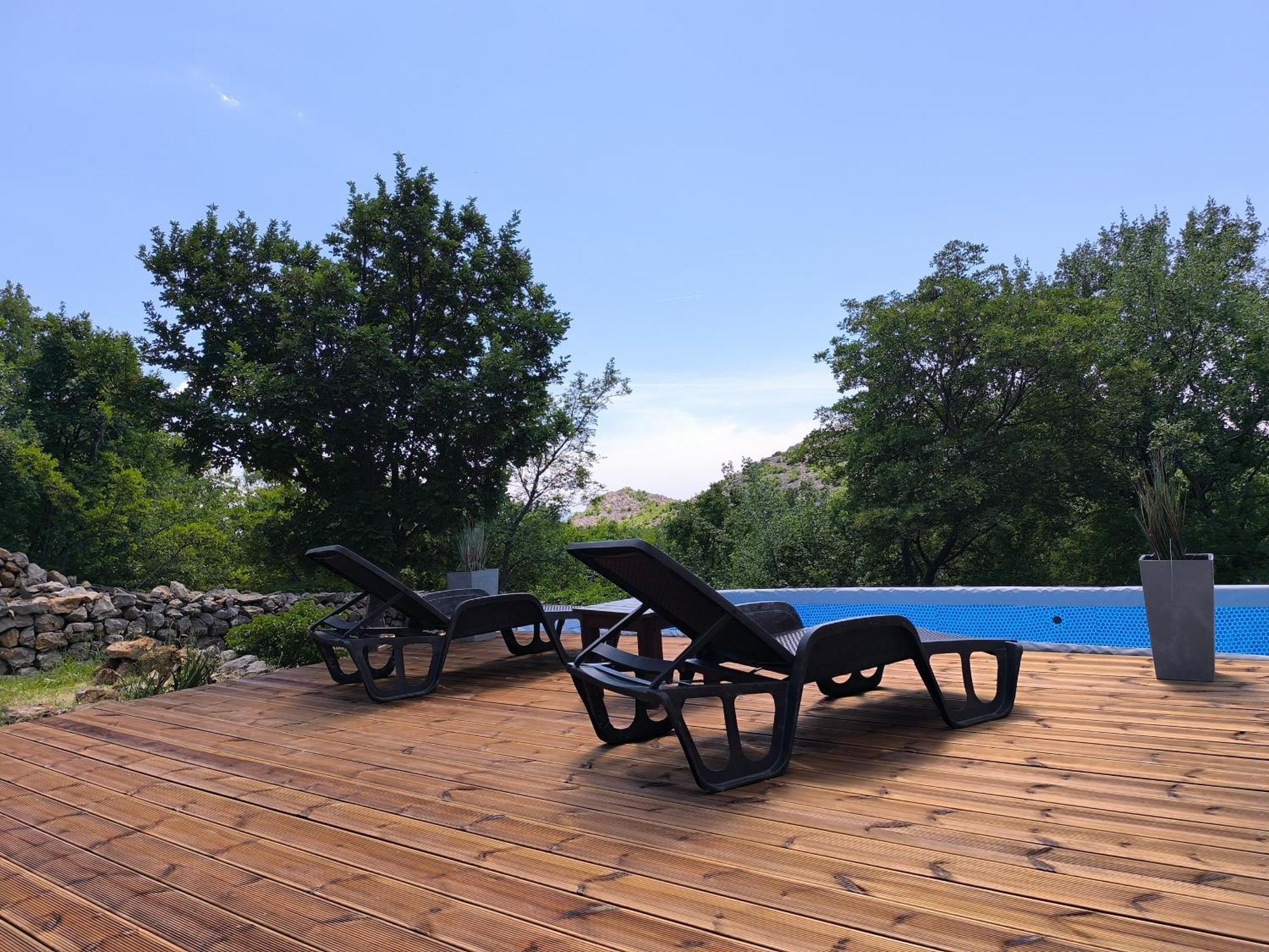 Holiday Home Lucija "" Private House With Pool "" Jablanac Eksteriør billede