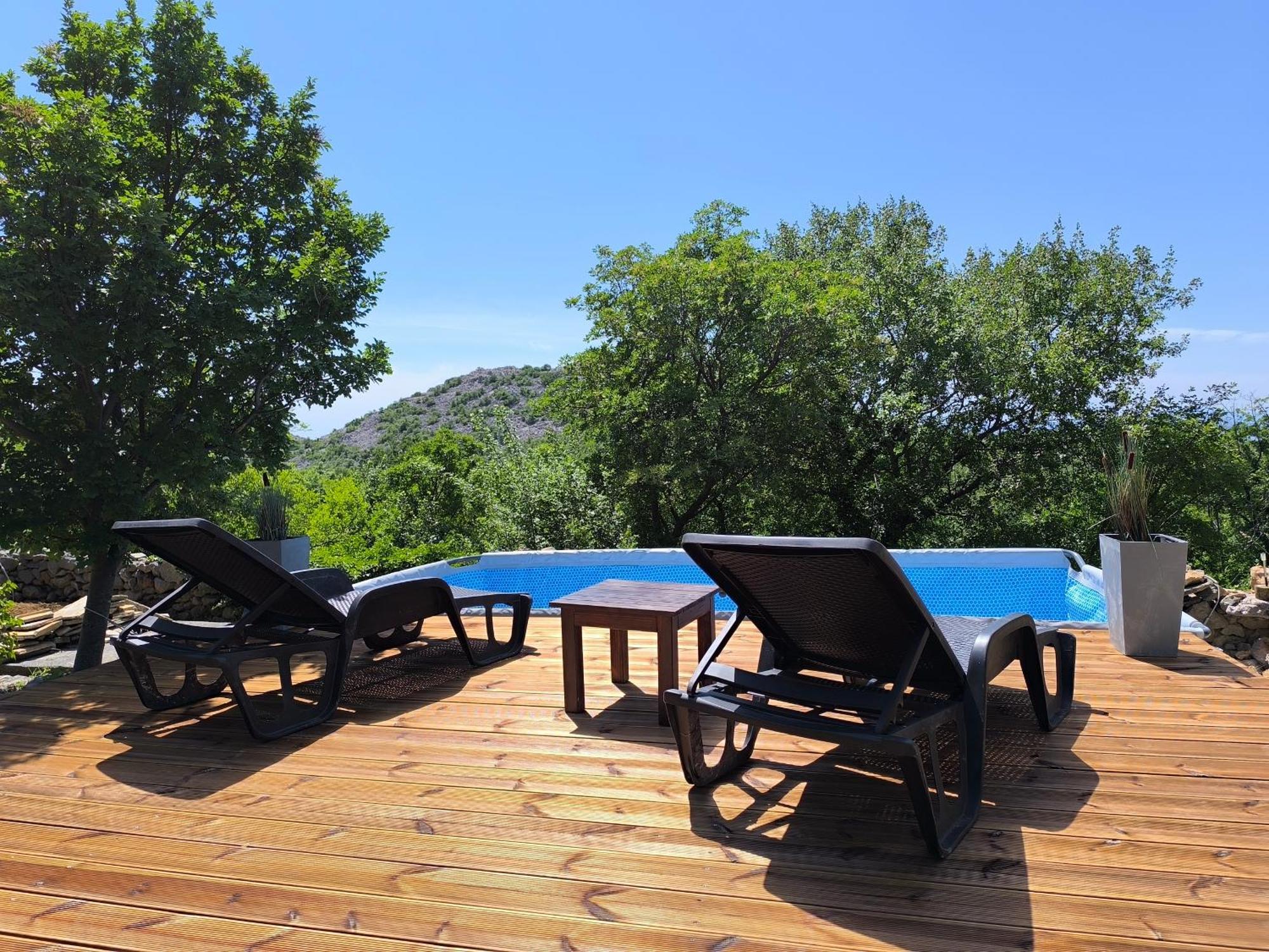 Holiday Home Lucija "" Private House With Pool "" Jablanac Eksteriør billede