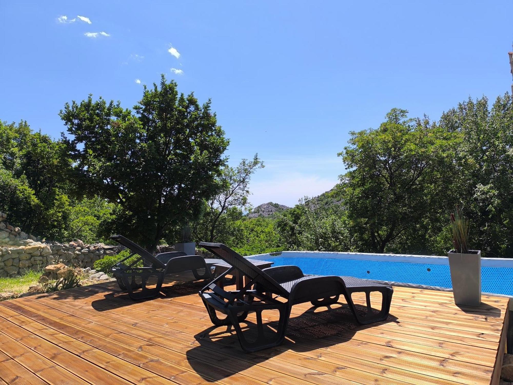 Holiday Home Lucija "" Private House With Pool "" Jablanac Eksteriør billede
