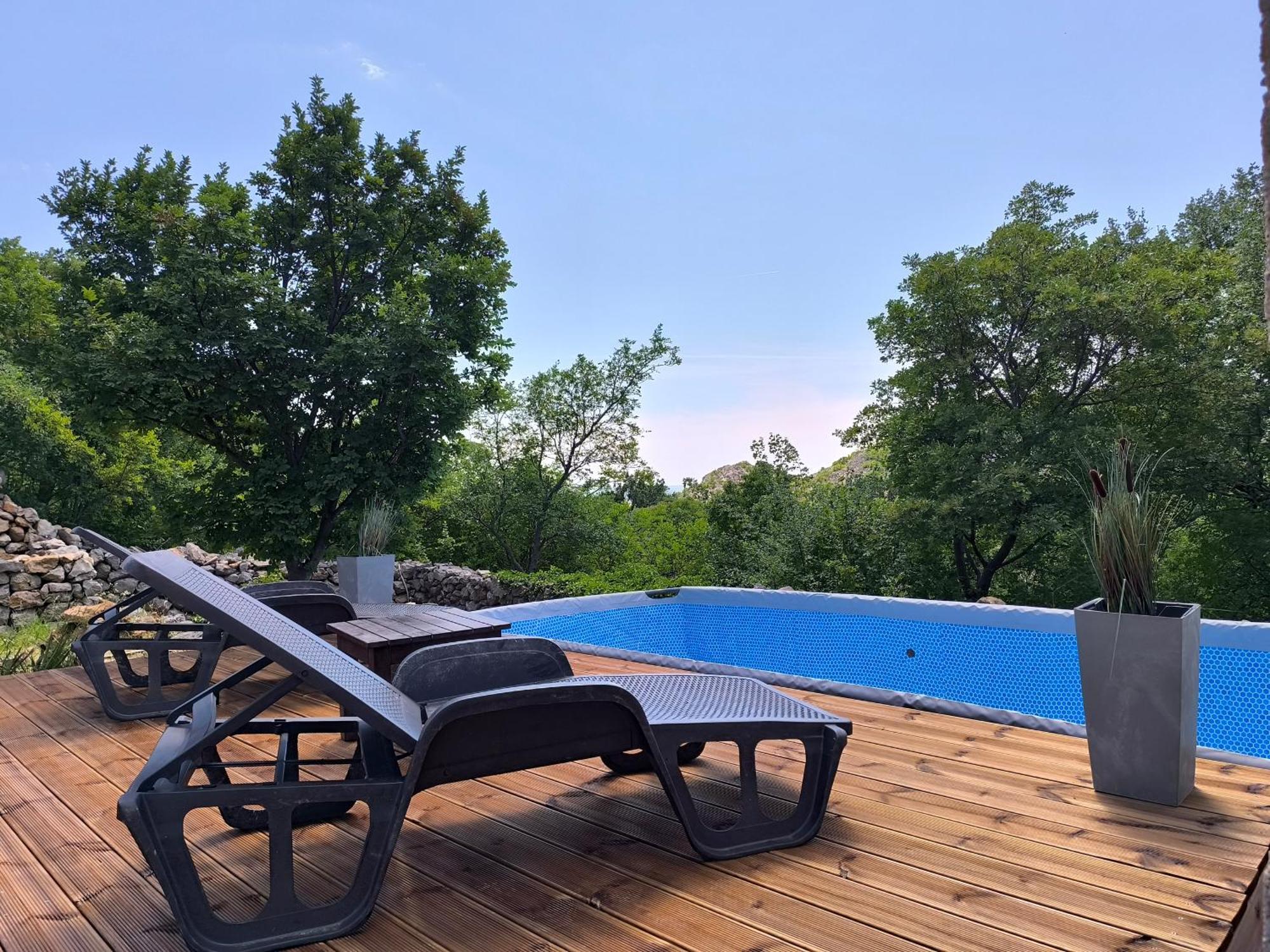Holiday Home Lucija "" Private House With Pool "" Jablanac Eksteriør billede