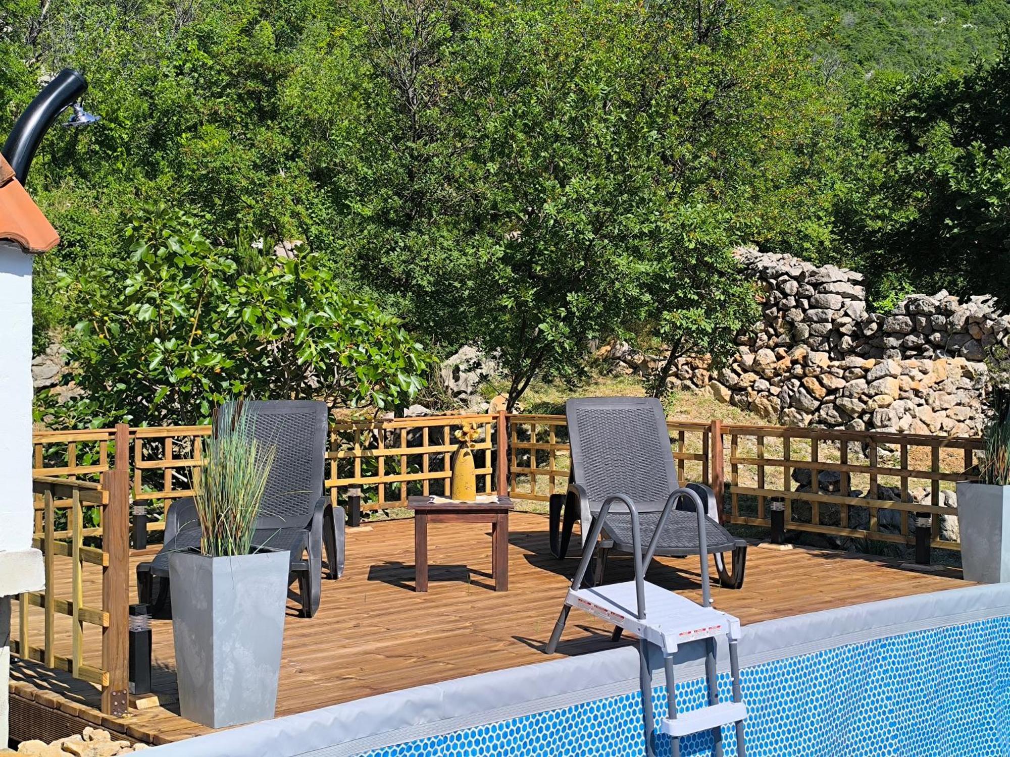 Holiday Home Lucija "" Private House With Pool "" Jablanac Eksteriør billede