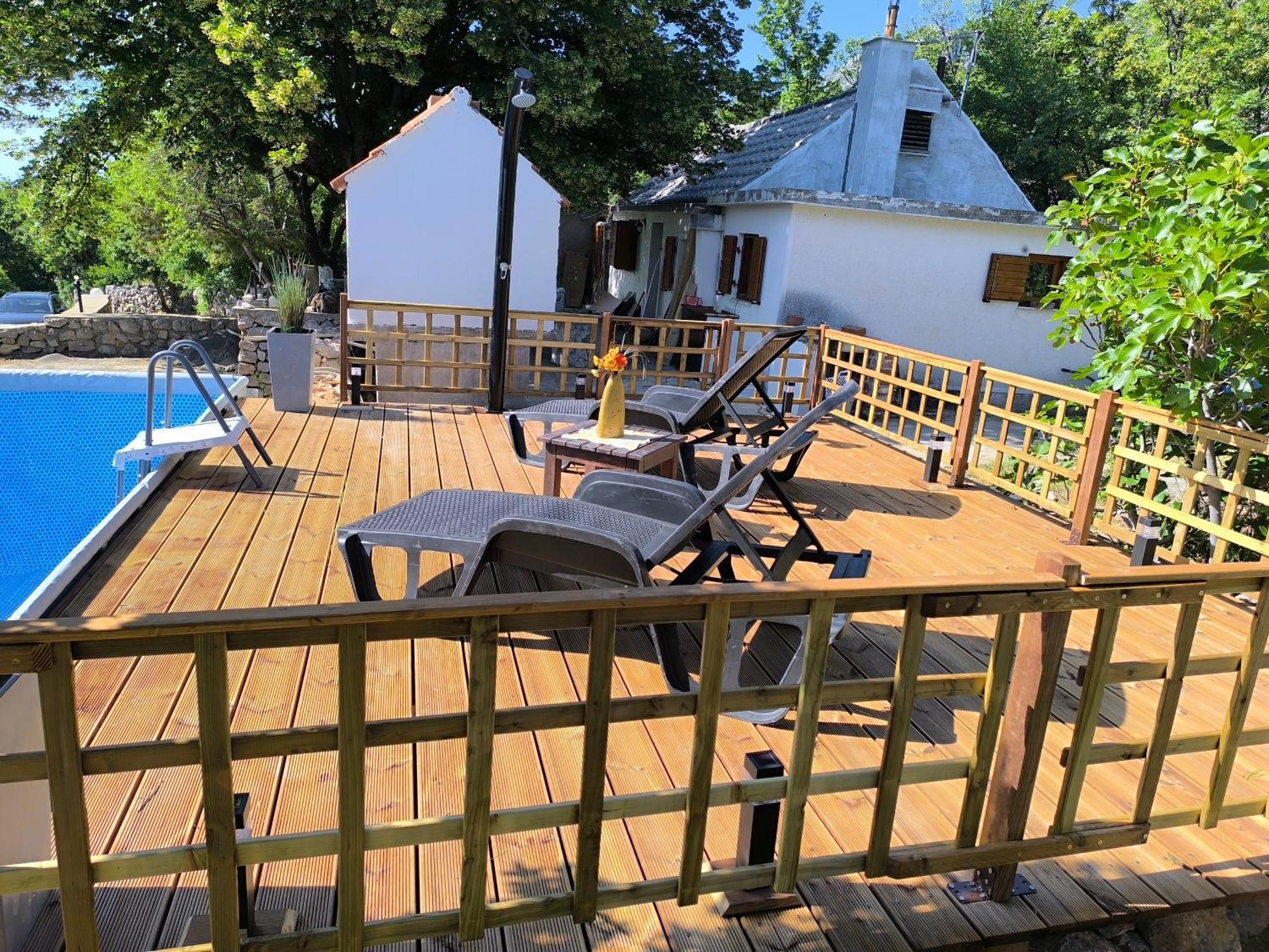 Holiday Home Lucija "" Private House With Pool "" Jablanac Eksteriør billede