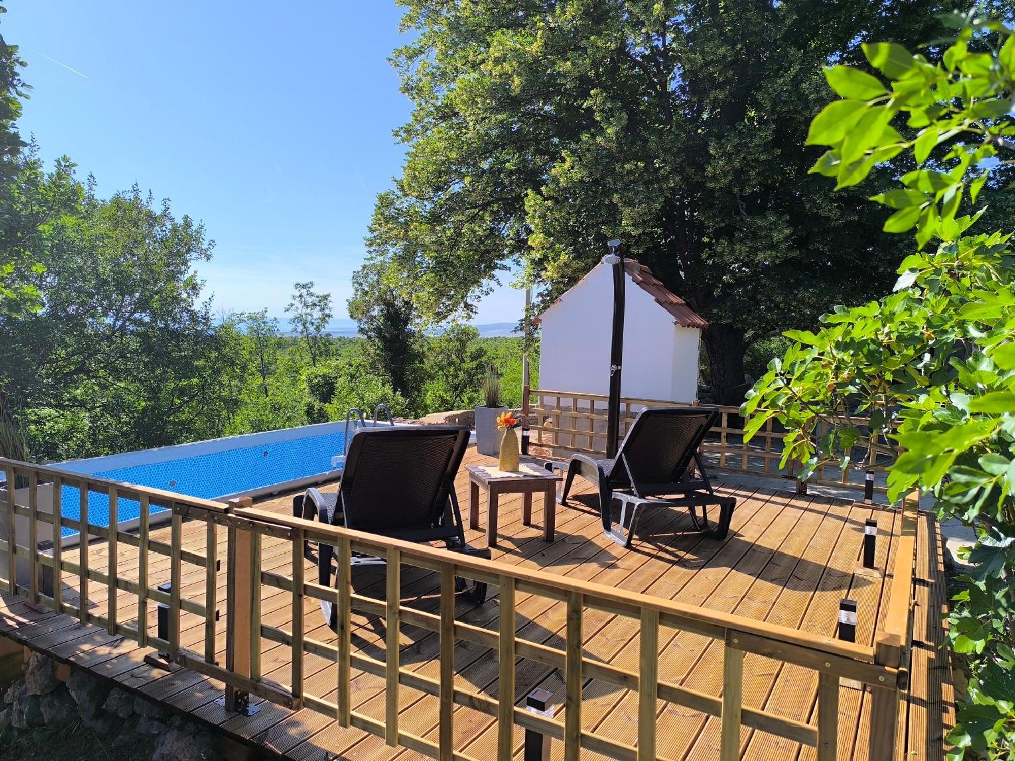 Holiday Home Lucija "" Private House With Pool "" Jablanac Eksteriør billede