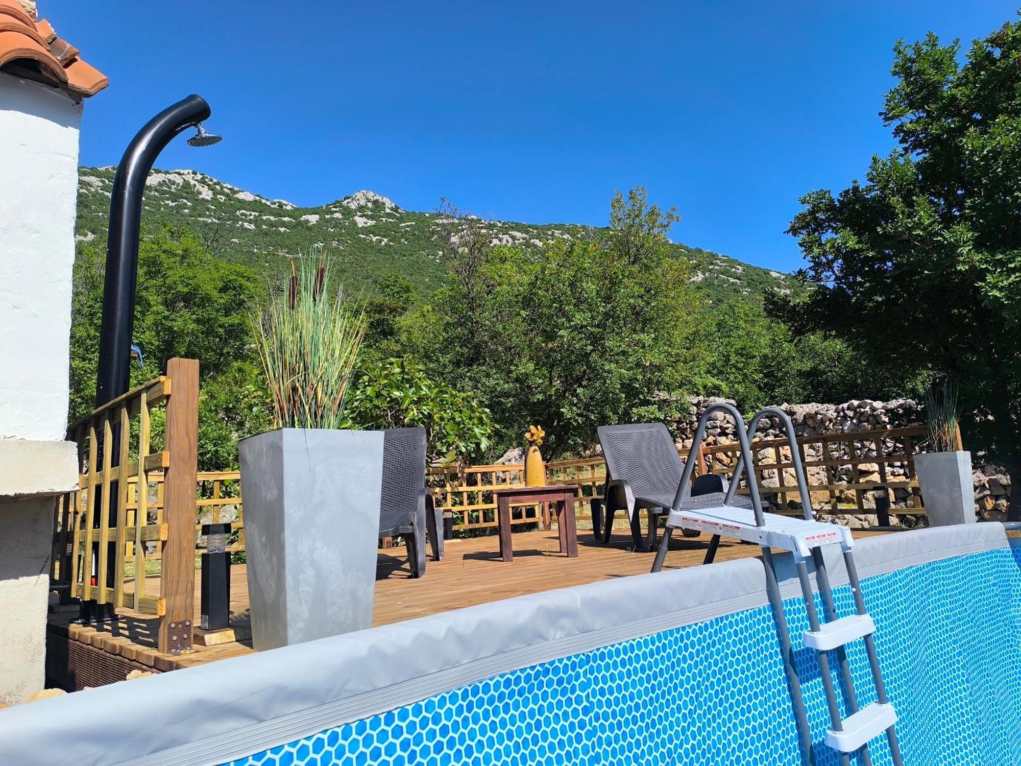 Holiday Home Lucija "" Private House With Pool "" Jablanac Eksteriør billede