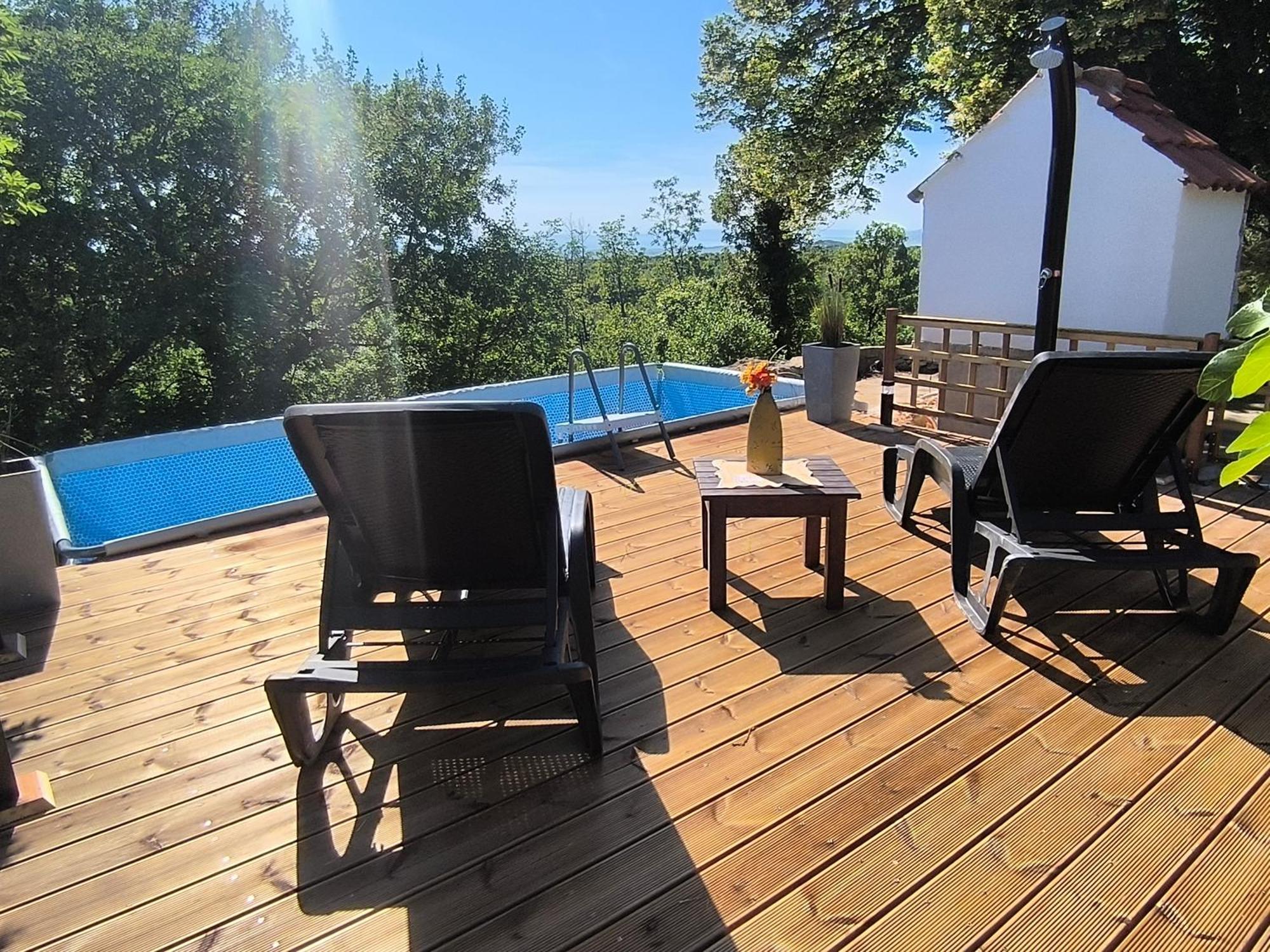 Holiday Home Lucija "" Private House With Pool "" Jablanac Eksteriør billede