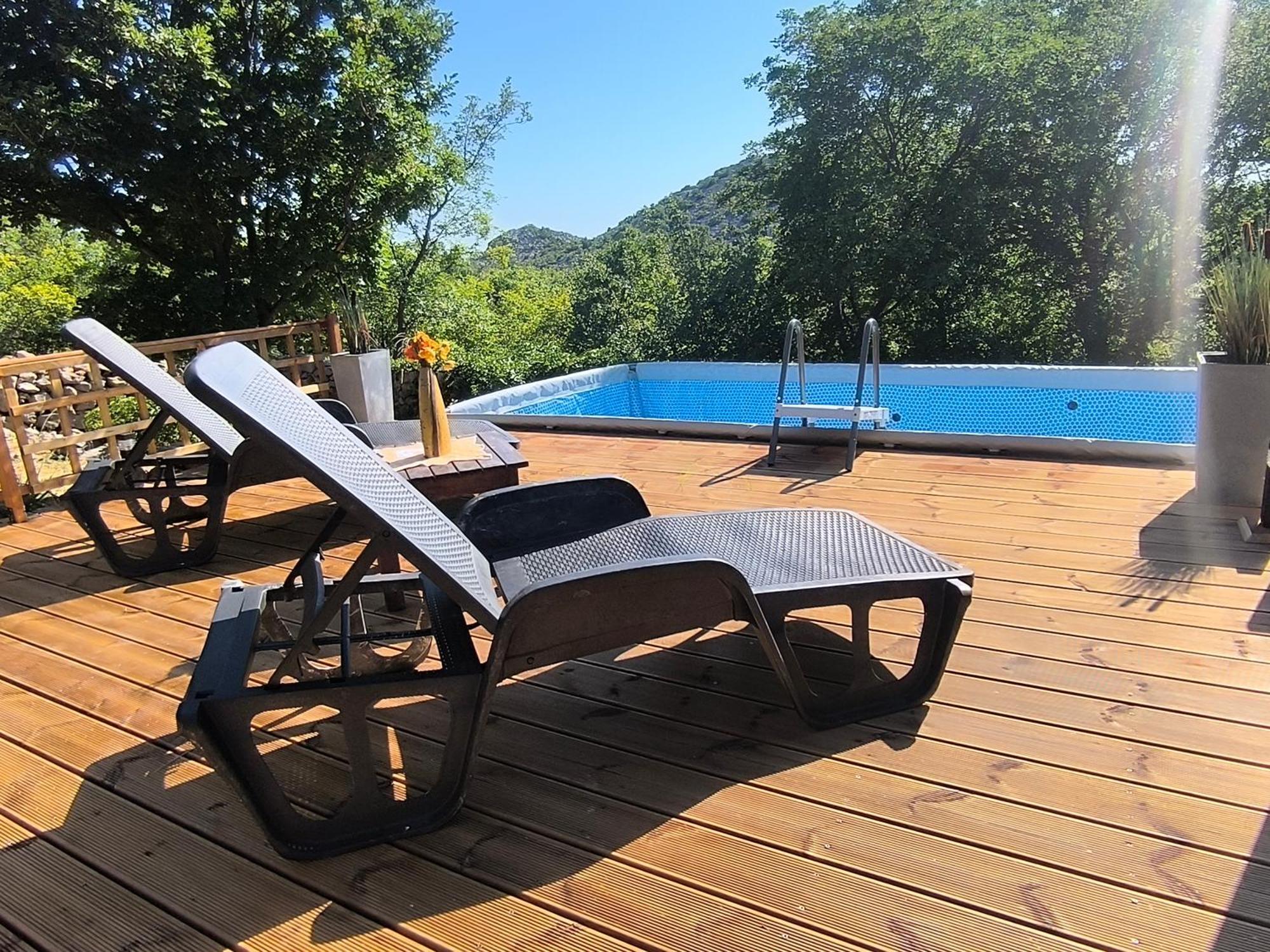Holiday Home Lucija "" Private House With Pool "" Jablanac Eksteriør billede