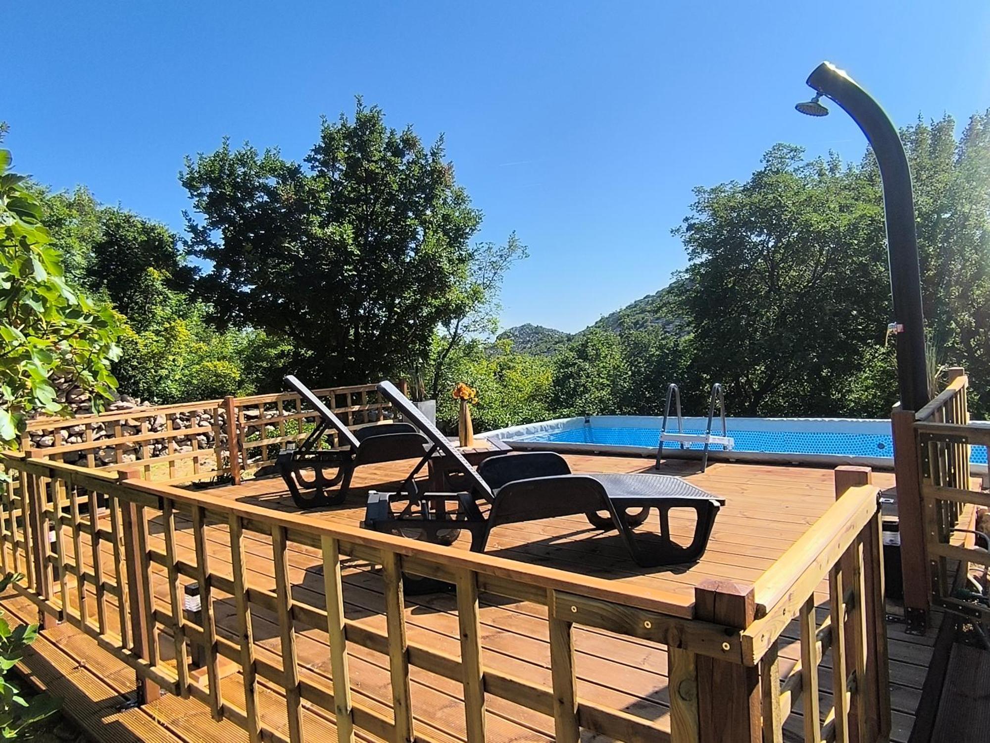 Holiday Home Lucija "" Private House With Pool "" Jablanac Eksteriør billede